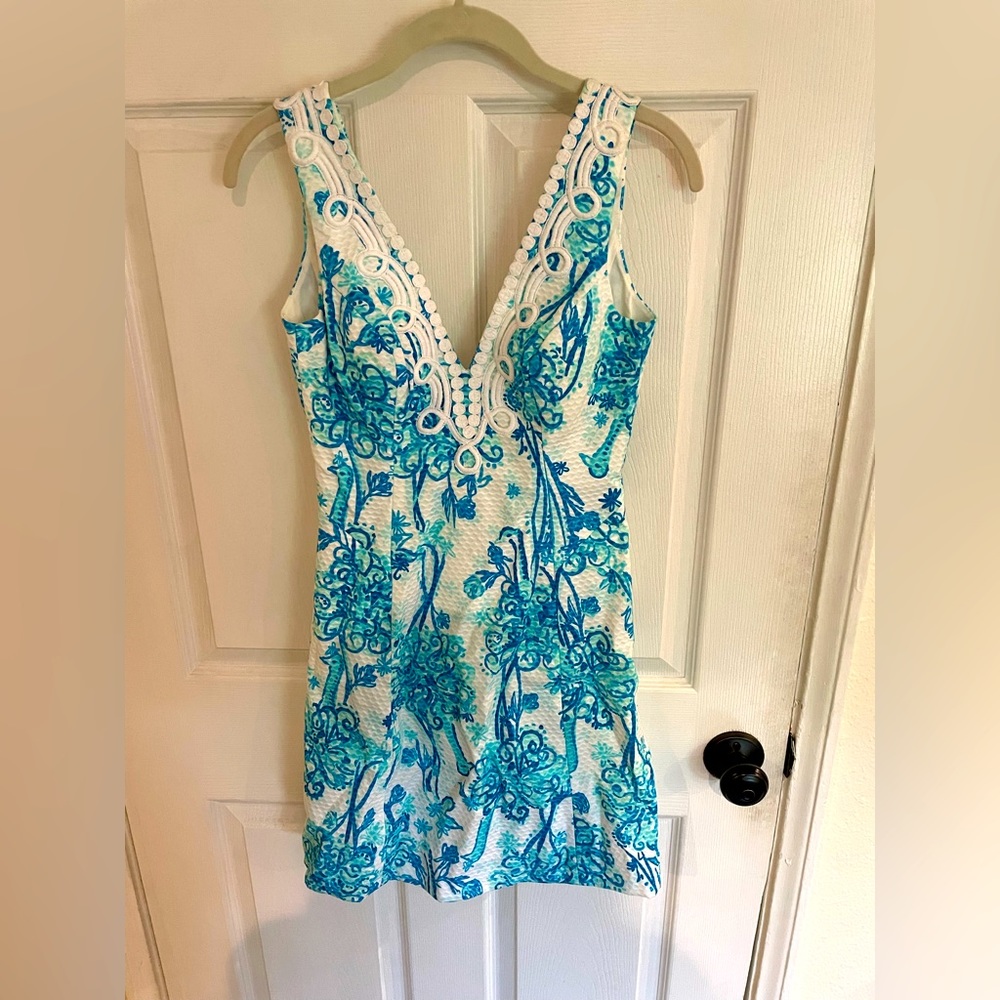NWT Lilly Pulitzer, Back It Up print, Brynn Dress